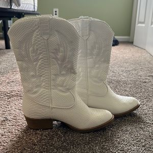 White Cowboy Boots